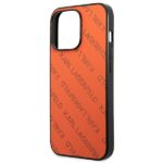 Karl Lagerfeld KLHCP13XPTLO iPhone 13 Pro Max 6,7" hardcase orange Perforated Allover - imagine 6