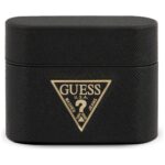 Guess GUACAPVSATMLBK AirPods Pro cover black Saffiano