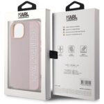 Karl Lagerfeld KLHCP15SPSAKDGCP iPhone 15 / 14 / 13 6.1" pink hardcase Saffiano Rhinestones & - imagine 8