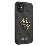 Guess GUHCN614GMGGR iPhone 11 6,1"/ Xr grey hardcase 4G Big Metal Logo - imagine 4