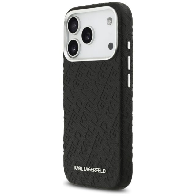 Karl Lagerfeld FW Stamped Karl MagSafe Case for iPhone 17 Pro Black - imagine 2