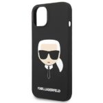 Karl Lagerfeld KLHMP14SSLKHBK iPhone 14/ 15 / 13 6,1" hardcase black Silicone Karl`s Head Mag - imagine 6