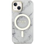 Guess GUHMP14MPCUMAH iPhone 14 Plus/ 15 Plus 6.7" white hardcase Marble MagSafe - imagine 3