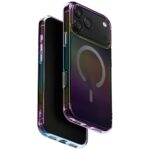 UNIQ Iridescia case for iPhone 17 Pro Max Magclick Charging midnight quartz