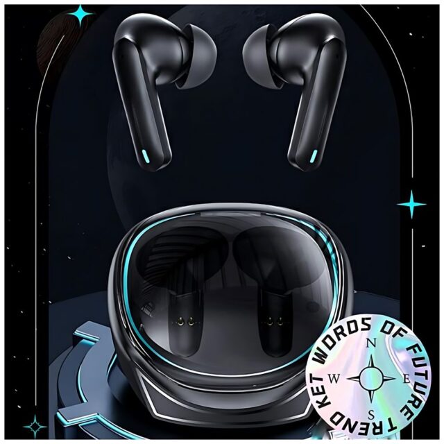 USAMS Bluetooth 5.3 TWS ENC XJ13 Series gaming earbuds wireless black BHUXJ01 (US-XJ13) - imagine 3