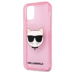 Karl Lagerfeld KLHCP12SCHTUGLP iPhone 12 mini 5,4"pink hardcase Glitter Choupette - imagine 6