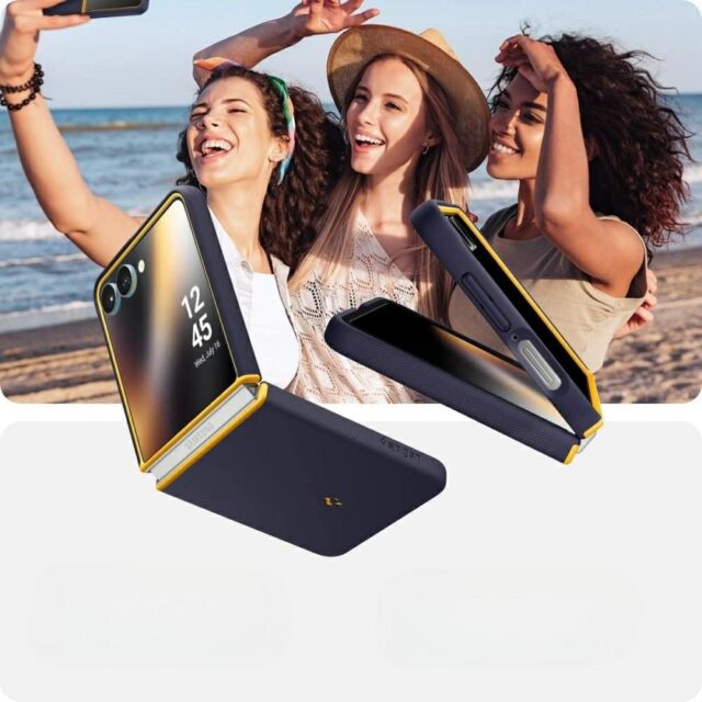 Case Spigen Nano Pop Mag MagSafe for Samsung Galaxy Z Flip7 navy blue - imagine 5