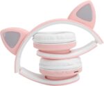 Extralink Kids Headphones Pro Pink | Wired headphones | Cat Ears - imagine 3