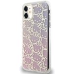 Hello Kitty HKHCN61HCHPEP iPhone 11 / Xr 6.1" Pink Hardcase IML Gradient Electrop Crowded Kitty Head - imagine 2