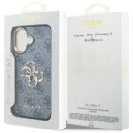 Case Guess 4G Big 4G Classic Logo for iPhone 17 blue gold - imagine 8