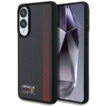 Case Red Bull Real Carbon Fiber Powerbar MagSafe for Samsung Galaxy S25 Edge black