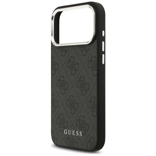 Case Guess 4G Classic Logo MagSafe for iPhone 17 Pro Max black - imagine 6