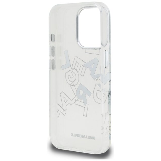 Case Karl Lagerfeld IML Sketched Graphic for iPhone 16 Pro Max transparent - imagine 7