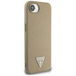 Case Guess Grained Triangle MagSafe for iPhone 16e brown - imagine 4