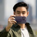 UNIQ Heldro Mount Case iPhone 14 Pro 6,1" fig purple - imagine 2