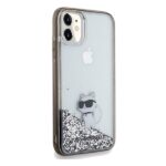 Karl Lagerfeld KLHCN61LKCNSK iPhone 11 /Xr 6.1" transparent hardcase Liquid Glitter Choupette - imagine 4