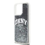 DKNY DKHCP14XLBNAEK iPhone 14 Pro Max 6.7" black hardcase Liquid Glitter Big Logo - imagine 6