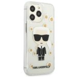 Karl Lagerfeld KLHCP13LHFLT iPhone 13 Pro / 13 6,1" transparent Flower Ikonik Karl - imagine 4