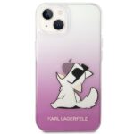 Karl Lagerfeld KLHCP14SCFNRCPI iPhone 14/ 15 / 13 6,1" hardcase pink Choupette Fun - imagine 3