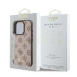 Guess GUHMP16XPGPYSW iPhone 16 Pro Max 6.9" brown hardcase Peony Script MagSafe - imagine 8