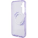 Guess GUHMS24MHFWFCU S24+ S926 purple hardcase IML Flowers Wreath MagSafe - imagine 7