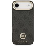 Case Guess 4G Strass Logo MagSafe for iPhone Air black - imagine 3