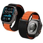 Pasek Spigen WBF1 do Apple Watch          6/7/8/9/10/11/SE/SE 3/Ultra 1/Ultra 2 44/45/46/49mm czarno-pomarańczowy - imagine 9