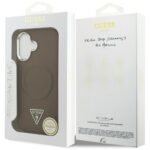 Guess Triangle Logo MagSafe case for iPhone 17 brown - imagine 8