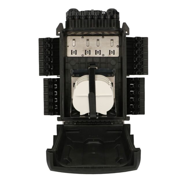 Extralink Pola | Fiber optic terminal box | 16 core, black - imagine 7