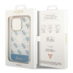 Guess GUHCP14LHG4MHB iPhone 14 Pro 6,1" blue hardcase 4G Pattern Script - imagine 8