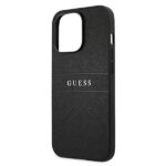 Guess GUHCP13LPSASBBK iPhone 13 Pro / 13 6,1" black Saffiano Strap - imagine 6