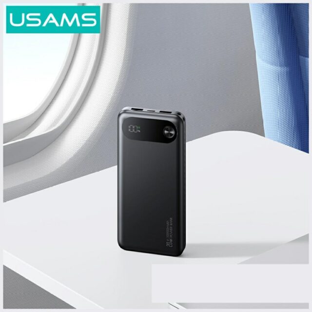 USAMS PB80 Power Bank PD20W 10000mAh black - imagine 2