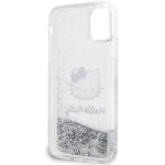 Hello Kitty HKHCN61LIKHET iPhone 11 / Xr 6.1" silver hardcase Liquid Glitter Charms Kitty Hea - imagine 7