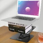 AWEI X46 Rotating Laptop Desk Holder Black - imagine 8
