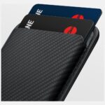 Magnetic wallet PITAKA Woven Wallet MagSafe for phone black grey - imagine 10