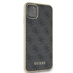 Guess GUHCN65G4GG iPhone 11 Pro Max grey hard case 4G Collection - imagine 5