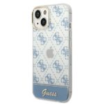Guess GUHCP14SHG4MHB iPhone 14 / 15 / 13 6.1" blue hardcase 4G Pattern Script - imagine 2