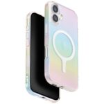 UNIQ Iridescia case for iPhone 17 Magclick Charging holo quartz