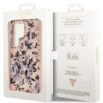 Guess GUHCS23LHCFWSP S23 Ultra S918 pink hardcase Flower Collection - imagine 8