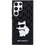 Karl Lagerfeld KLHCS23LSAKLHCPK S23 Ultra S918 hardcase black Saffiano Monogram Choupette - imagine 3