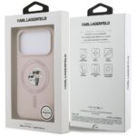 Karl Lagerfeld Silicone Karl&Choupette Ring MagSafe Case for iPhone 17 Pro Pink - imagine 8