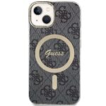 Guess GUHMP15SH4STK iPhone 15 / 14 / 13 6.1" black hardcase IML 4G MagSafe - imagine 2