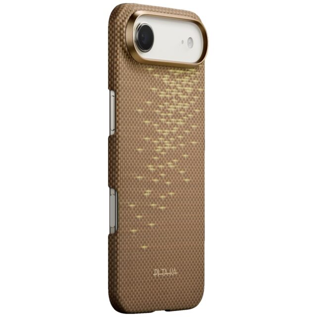Case PITAKA Ultra-Slim MagSafe for iPhone Air golden glint - imagine 2