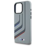 BMW BMHMP16X23SLIG iPhone 16 Pro Max 6.9" grey hardcase Silicone Turning Lines MagSafe - imagine 6