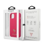 Guess GUHCP13SPS4MF iPhone 13 mini 5,4" pink hardcase Saffiano 4G Small Metal Logo - imagine 8