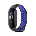 Beline Design Mi Band 7/6/5 strap black-blue