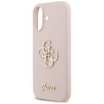 Guess Silicone Big 4G Script Case for iPhone 17 Pink - imagine 6