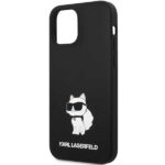 Karl Lagerfeld KLHCP12MSNCHBCK iPhone 12/12 Pro 6,1" hardcase black Silicone Choupette - imagine 6