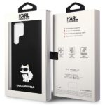 Karl Lagerfeld KLHCS23LSNCHBCK S23 Ultra S918 hardcase black Silicone Choupette - imagine 8