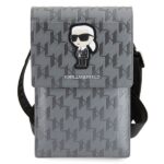Karl Lagerfeld Torebka KLWBSAKHPKG silver Saffiano Monogram Ikonik - imagine 2